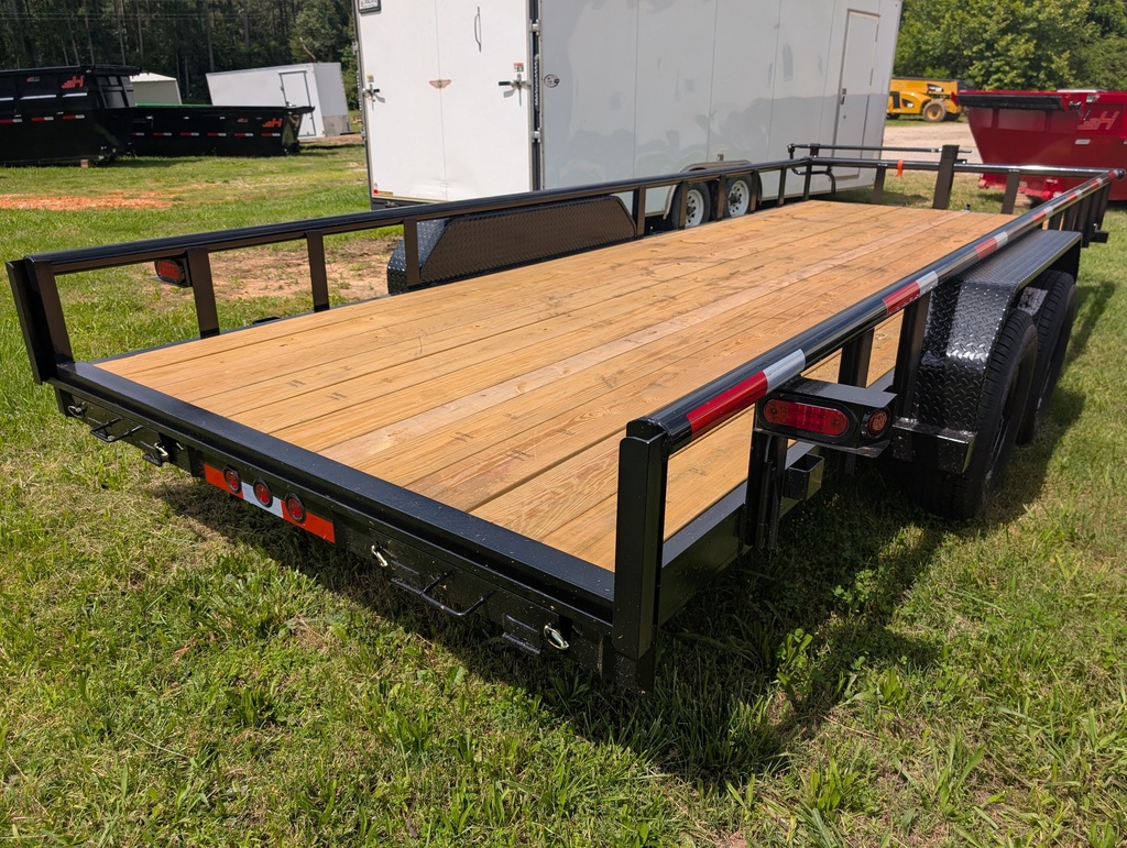 Texas Bragg Big Pipe 20' Equipment Trailer 7K 