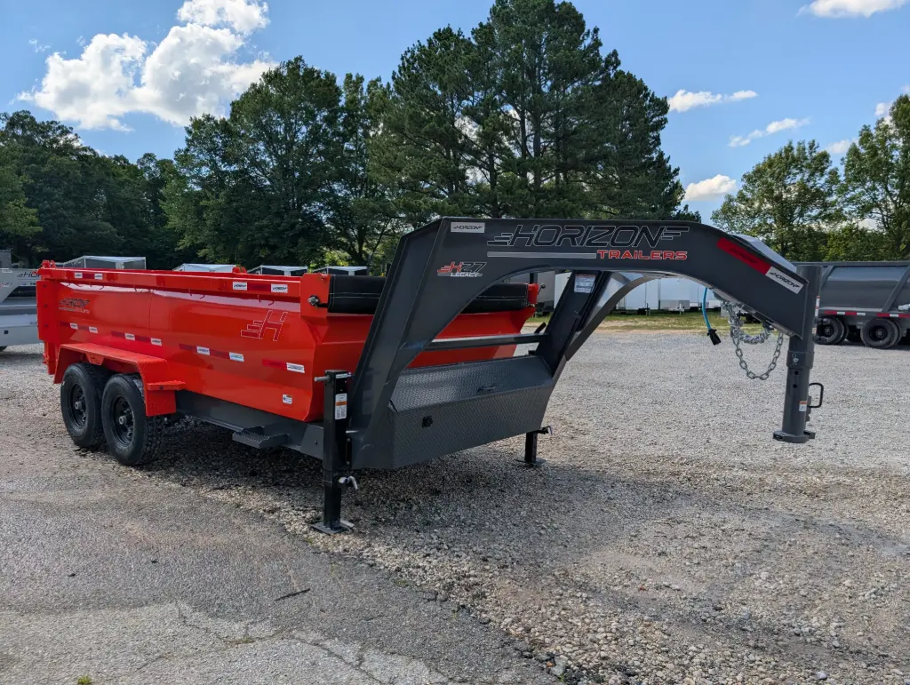 Horizon HZ7 14' Gooseneck Dump Trailer 7K