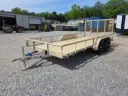 Texas Bragg Light Pipe Top 6.5' x 14' Tandem Axle Utility Trailer 3.5K
