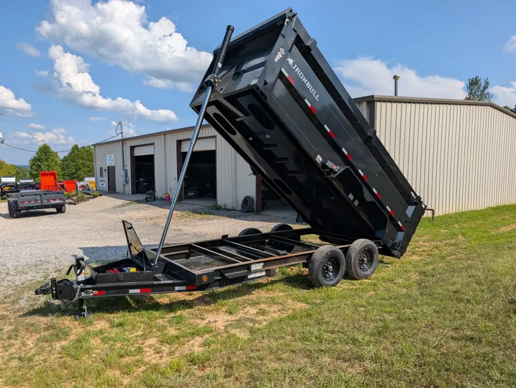 Iron Bull DTB 7' x 16' Dump Trailer 7K 