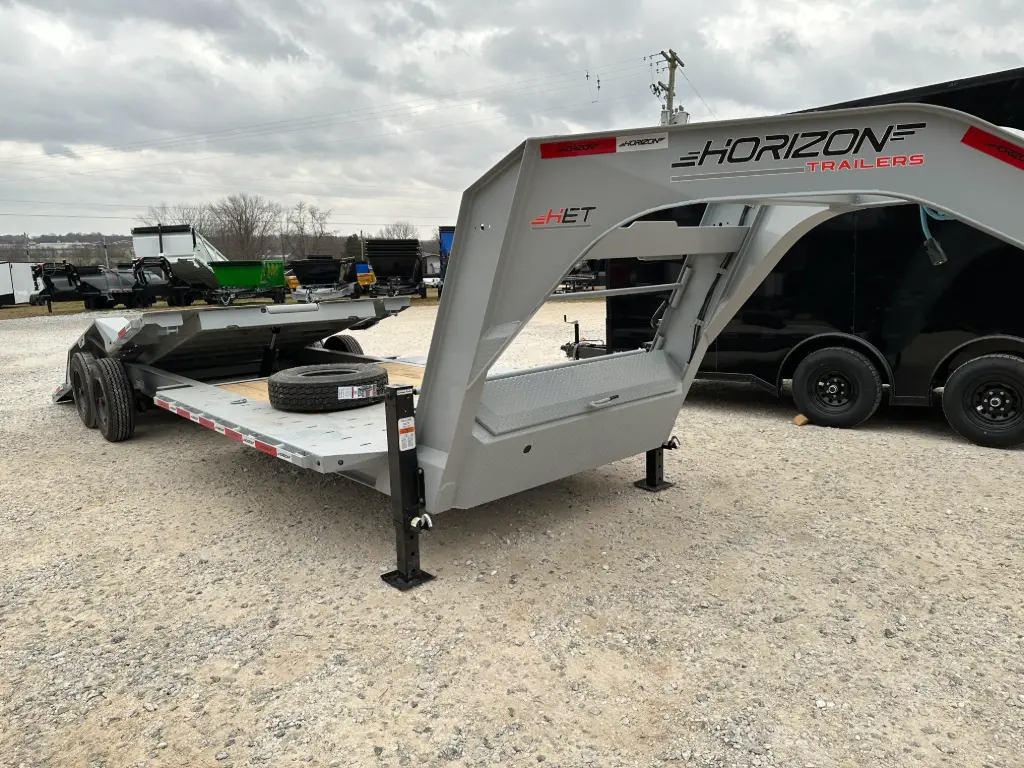 Horizon HET 26' Tilt Drive Over Fender Trailer Gooseneck 10K (16'10')