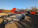 Texas Bragg Light Pipe Top 6.5' x 16' Tandem Axle Utility Trailer 3.5K