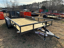 Texas Bragg Light Pipe Top 6.5' x 14' Tandem Axle Utility Trailer 3.5K