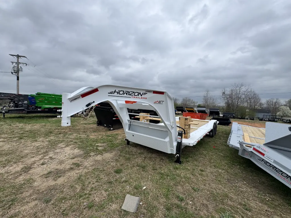 Horizon HET 26' Tilt Drive Over Fender Gooseneck Trailer 10K (16'+10') 
