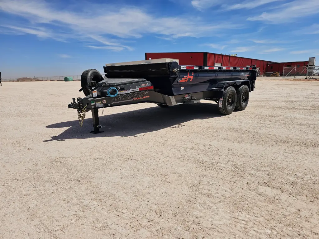 Horizon HZ7 14' Dump Trailer - (2) 7K Axles