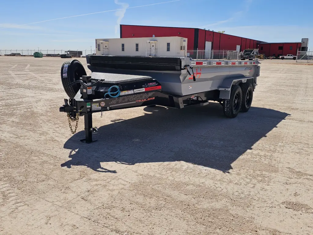 Horizon HZ7 14' Dump Trailer - (2) 7K Axles