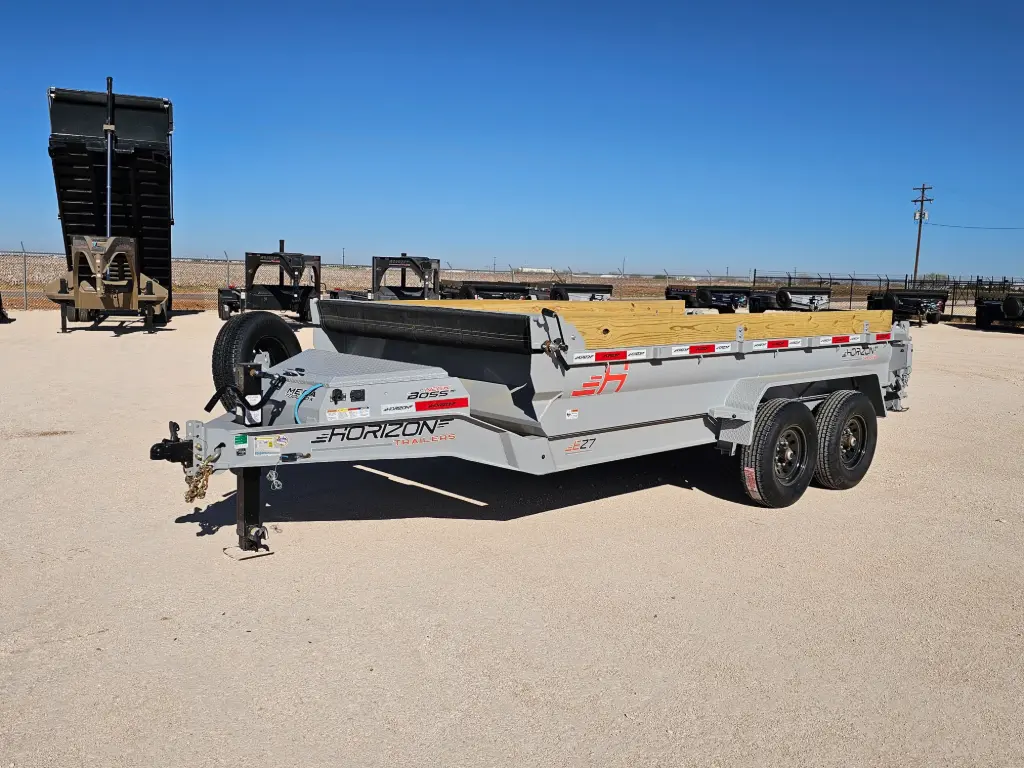 Horizon EZ7 14' Dump Trailer - (2) 7K Axles