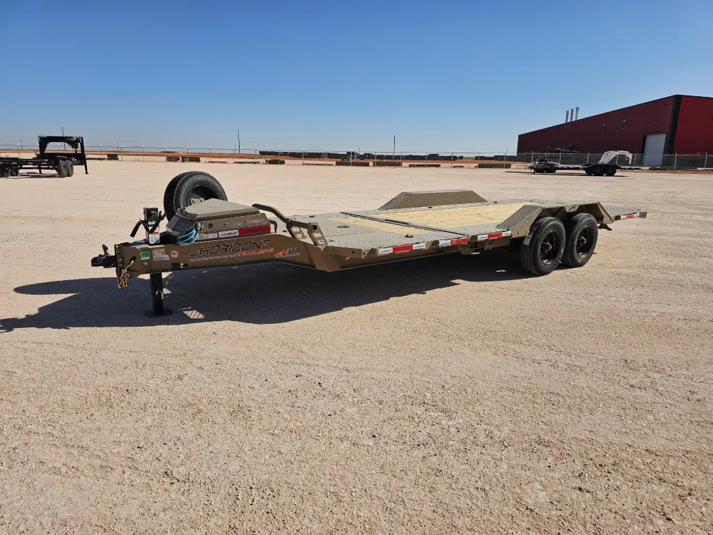 Horizon HET 22' Tilt Drive Over Fender Trailer (16'+6') - (2) 10K Axles