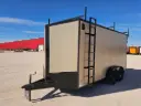 Steel Pines Cargo 7x16 TA2 Enclosed Trailer - (2) 3.5K Axles w/Ladder Racks