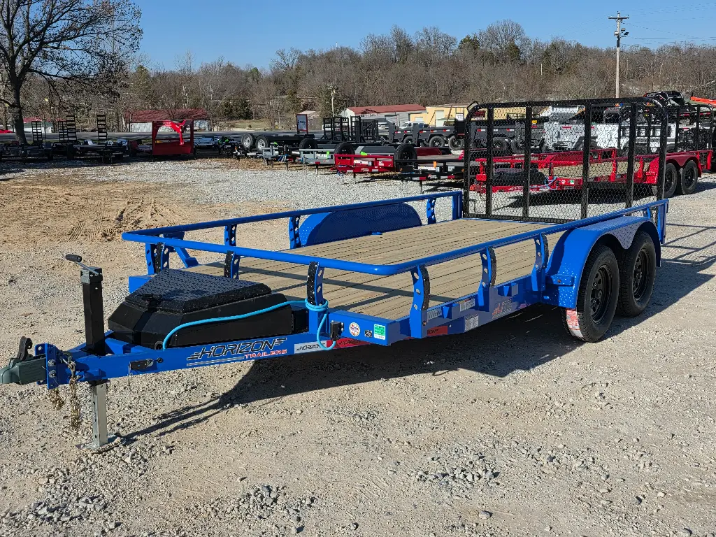 Horizon UZ7 7' x 14' Tandem Axle Utility Trailer 3.5k