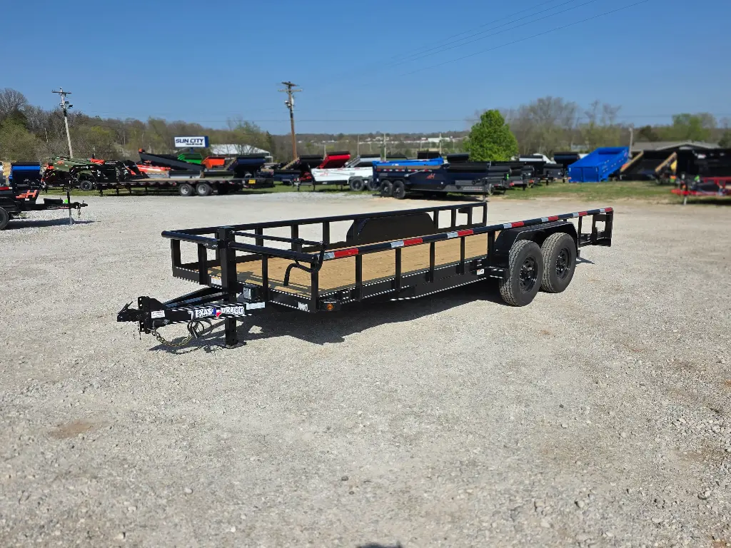 Texas Bragg Big Pipe 20' Equipment Trailer 7K 