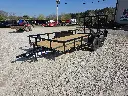 Texas Bragg Light Pipe Top 6.5' x 14' Tandem Axle Utility Trailer 3.5K 