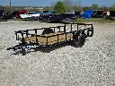 Texas Bragg Light Pipe Top 6.5' x 12' Utility Trailer 3.5K 