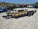 Texas Bragg Pipe Top 6.5' x 18' Tandem Axle Utility Trailer 3.5K