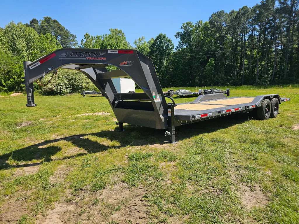 Horizon HET 26' Tilt Drive Over Fender Gooseneck Trailer 10K (16'+10') 