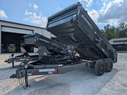 [04163] Iron Bull DWB 7' x 14' Dump Trailer 7K