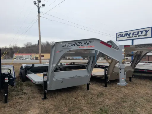 [14329] Horizon HET 24' Tilt Drive Over Fender Trailer Gooseneck 10K (16'+8')