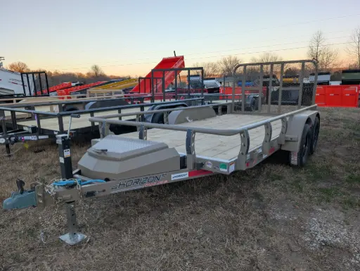 [15571] Horizon UTZ 6.5' x 14' Tandem Axle Utility Trailer 3.5k  