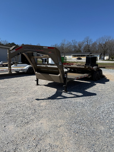 [15553] Horizon ETZ 24' Tilt Drive Over Fender Goosneck Trailer 8K (16'+8')