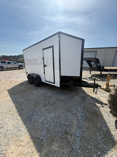 [39530] Steel Pines Cargo 7x14 TA2 Enclosed Trailer - Barn Doors (3.5K)