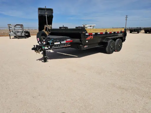 [15863] Horizon EZ7 14' Dump Trailer - (2) 7K Axles