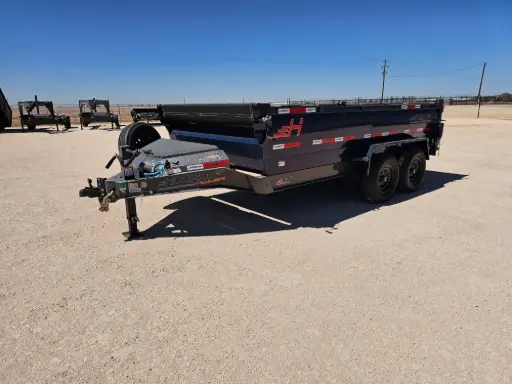 [15939] Horizon LZ7 14' Dump Trailer - (2) 7K Axles