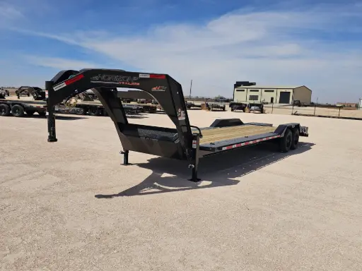 [16126] Horizon HEH 26' Drive Over Fender Gooseneck Equipment Trailer (23'+3') - (2) 10K Axles