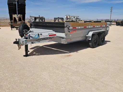 [15854] Horizon EZ7 14' Dump Trailer - (2) 7K Axles
