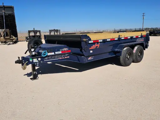 [15844] Horizon EZ7 14' Dump Trailer - (2) 7K Axles
