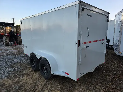[34651] Delco All Steel 7x14 TA5 Enclosed Trailer (7K)