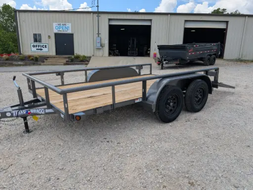 [53087] Texas Bragg Light Pipe 12' Utility Trailer 3.5K